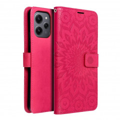 Peňaženkové puzdro MEZZO Book na XIAOMI Redmi 12 Mandala  Purpurový