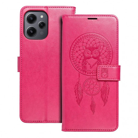 Peňaženkové puzdro MEZZO Book na XIAOMI Redmi 12 Lapač snov Purpurový