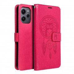 Peňaženkové puzdro MEZZO Book na XIAOMI Redmi 12 Lapač snov  Purpurový