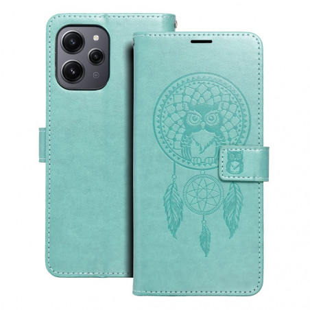 Peňaženkové puzdro MEZZO Book na XIAOMI Redmi 12 Lapač snov Zelený