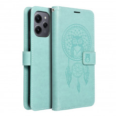 Peňaženkové puzdro MEZZO Book na XIAOMI Redmi 12 Lapač snov  Zelený