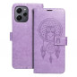Peňaženkové puzdro MEZZO Book na XIAOMI Redmi 12 Lapač snov  Fialový (Purple)