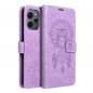 Peňaženkové puzdro MEZZO Book na XIAOMI Redmi 12 Lapač snov  Fialový (Purple)