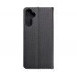 Peňaženkové puzdro LUNA Book Carbon na Samsung Galaxy A14 5G Uhlíkové vlákno, Elegant  Čierny