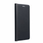 Peňaženkové puzdro LUNA Book Carbon na Samsung Galaxy A34 Uhlíkové vlákno, Elegant  Čierny