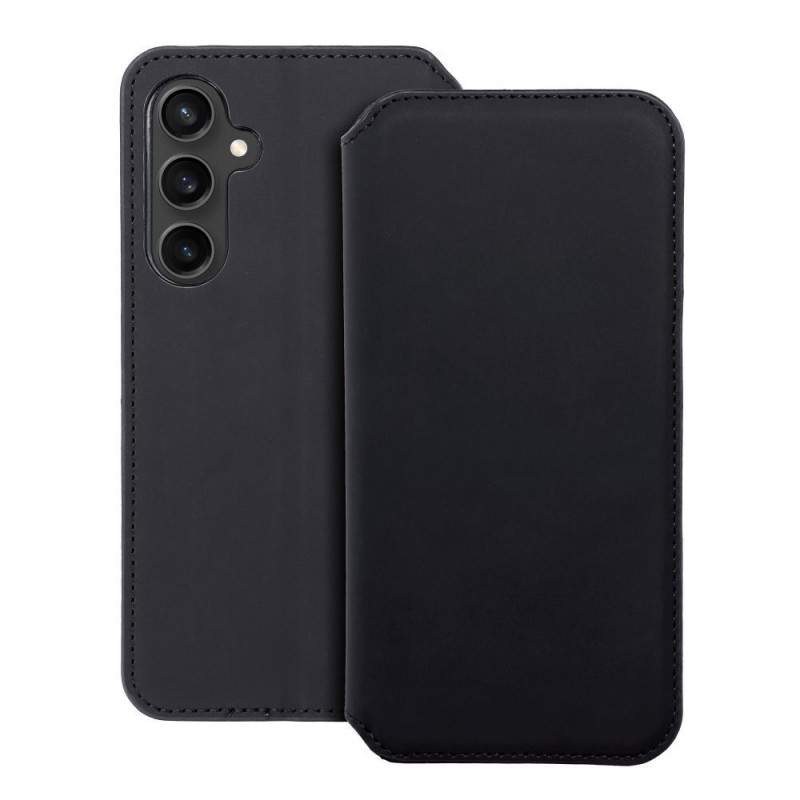 Peňaženkové puzdro Dual Pocket book na Samsung Galaxy S23 FE Čierny