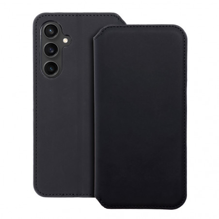 Peňaženkové puzdro Dual Pocket book na Samsung Galaxy S23 FE Čierny