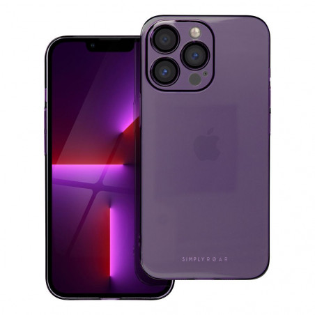 Kryt Roar Pure Simple Fit na Apple iPhone 13 Pro Fialový (Purple)