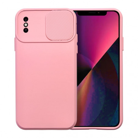 Kryt Slide na Apple iPhone XS Svetlo ružový