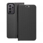 Peňaženkové puzdro LUNA Book Carbon na Samsung Galaxy A23 5G Uhlíkové vlákno, Elegant  Čierny