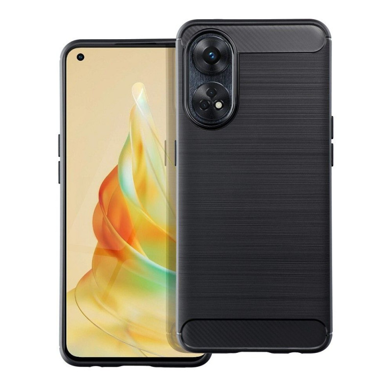 Kryt Carbon na Oppo Reno8 T Elegant  Čierny