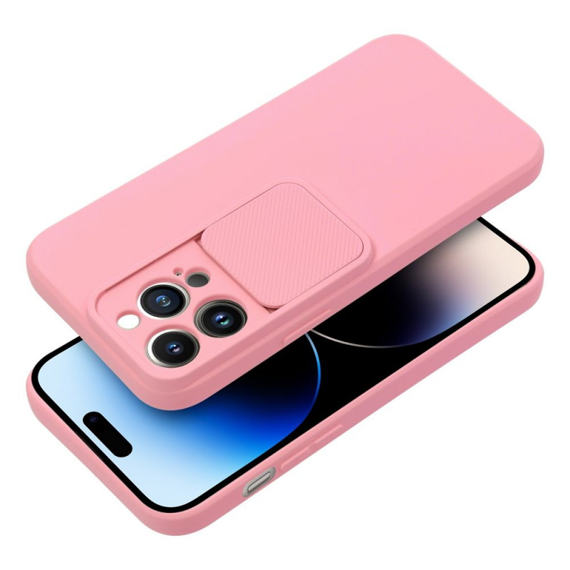 Kryt Slide na Apple iPhone 15 Pro Svetlo ružový