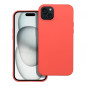 Kryt Silicone na Apple iPhone 15 Plus Elegant  Broskyňový