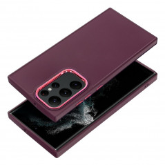 Kryt FRAME na Samsung Galaxy S22 Ultra Elegant  Fialový (Purple)