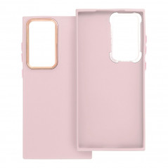 Kryt FRAME na Samsung Galaxy S23 Ultra 5G Elegant  Púdrovo ružový