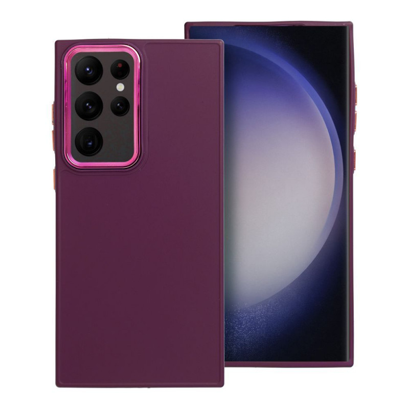 Kryt FRAME na Samsung Galaxy S23 Ultra 5G Elegant  Fialový (Purple)