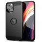 Kryt Carbon na Apple iPhone 13 Elegant  Čierny