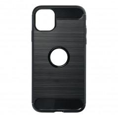 Kryt Carbon na Apple iPhone 11 Elegant  Čierny