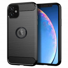 Kryt Carbon na Apple iPhone 12 mini Elegant Čierny
