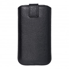 Slim Kora 2 na Apple iPhone 12 Pro Max FORCELL Obal zo 100% prírodnej kože Čierny