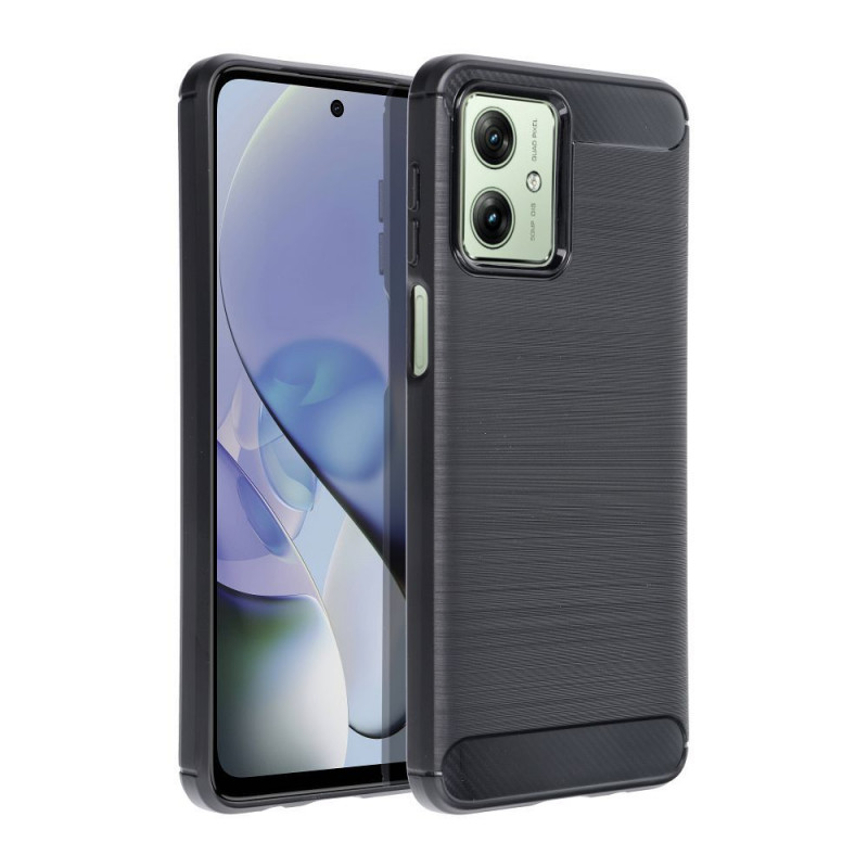 Kryt Carbon na Motorola Moto G54 Elegant  Čierny