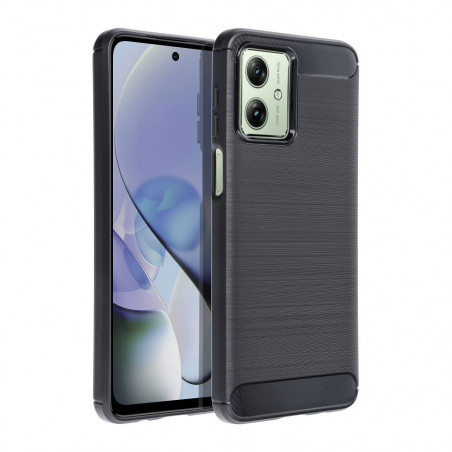 Kryt Carbon na Motorola Moto G54 Elegant  Čierny