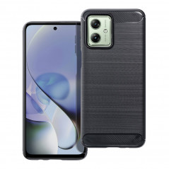 Kryt Carbon na Motorola Moto G54 Elegant  Čierny