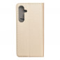 Peňaženkové puzdro Smart Case Book na Samsung Galaxy S24 PLUS Zlatý