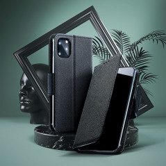 Peňaženkové puzdro Fancy Book na Samsung Galaxy S24 PLUS Čierny
