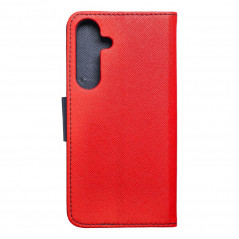 Peňaženkové puzdro Fancy Book na Samsung Galaxy S24 PLUS Červený / Námornícka modrá