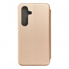 Peňaženkové puzdro Book Elegance na Samsung Galaxy S24 Elegant  Zlatý