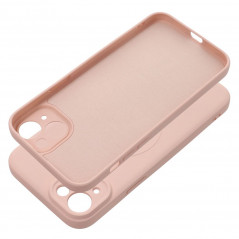 Kryt Silicone Mag Cover na Apple iPhone 15 Plus MagSAFE  Ružový