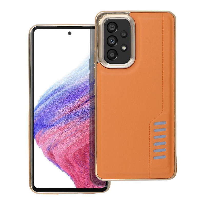 Kryt MILANO na Samsung Galaxy A53 5G Hnedý