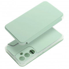 Peňaženkové puzdro Piano Book na Samsung Galaxy S24 PLUS Svetlo zelený