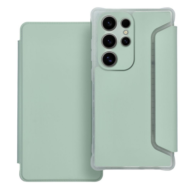 Peňaženkové puzdro Piano Book na Samsung Galaxy S24 ULTRA Svetlo zelený