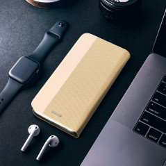 Peňaženkové puzdro Sensitive Book na Samsung Galaxy S24 PLUS Zlatý