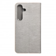 Peňaženkové puzdro LUNA Book Gold na Samsung Galaxy S24 Elegant  Strieborný