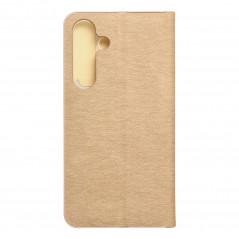 Peňaženkové puzdro LUNA Book Gold na Samsung Galaxy S24 Elegant  Zlatý