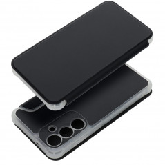 Peňaženkové puzdro Piano Book na Samsung Galaxy S24 PLUS Čierny