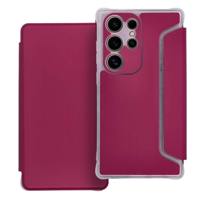 Peňaženkové puzdro Piano Book na Samsung Galaxy S24 ULTRA Purpurový