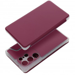 Peňaženkové puzdro Piano Book na Samsung Galaxy S24 ULTRA Purpurový