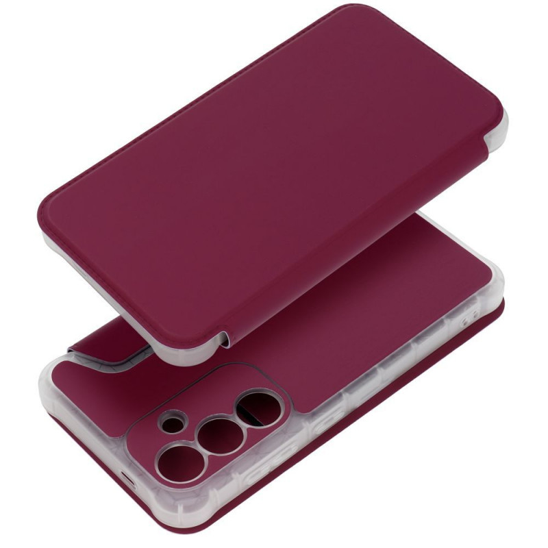 Peňaženkové puzdro Piano Book na Samsung Galaxy S24 Purpurový