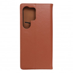 Peňaženkové puzdro Leather case SMART PRO na Samsung Galaxy S24 ULTRA Elegant  Hnedý