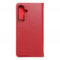 Peňaženkové puzdro Leather case SMART PRO na Samsung Galaxy S24 Elegant  Vinovo červený