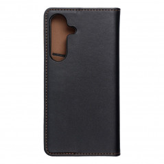 Peňaženkové puzdro Leather case SMART PRO na Samsung Galaxy S24 Elegant  Čierny