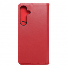 Peňaženkové puzdro Leather case SMART PRO na Samsung Galaxy S24 PLUS Elegant  Vinovo červený