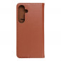Peňaženkové puzdro Leather case SMART PRO na Samsung Galaxy S24 PLUS Elegant  Hnedý