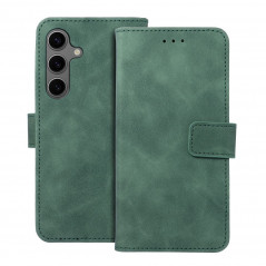 Peňaženkové puzdro TENDER Book na Samsung Galaxy S24 Zelený