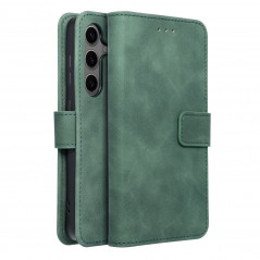 Peňaženkové puzdro TENDER Book na Samsung Galaxy S24 Zelený