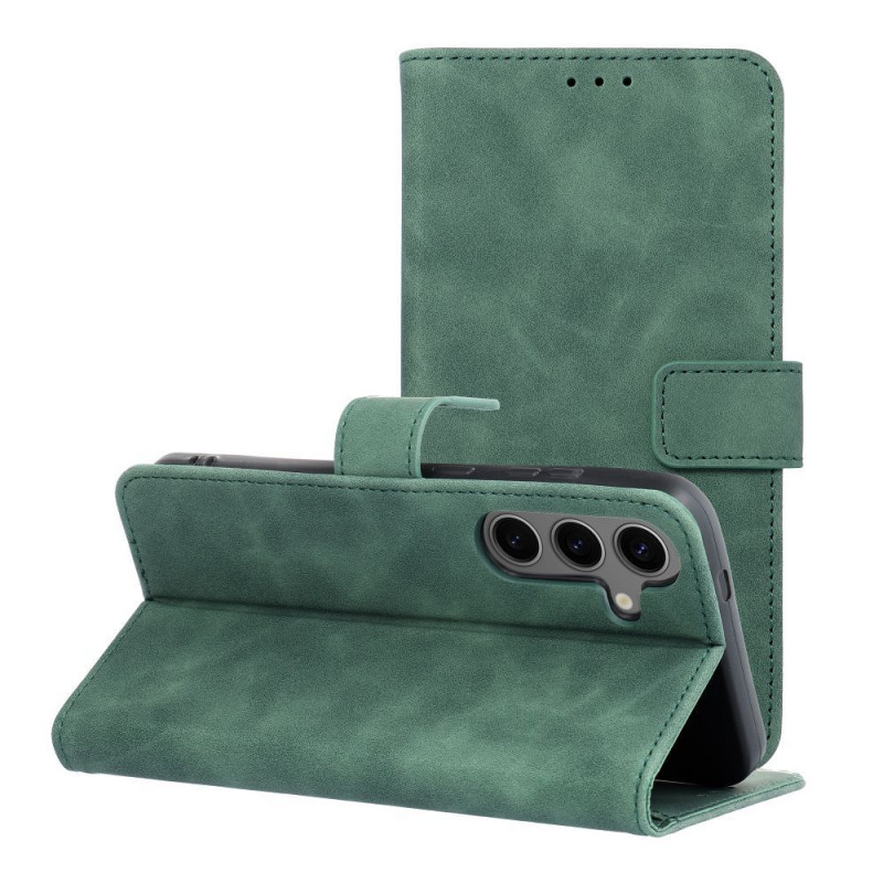 Peňaženkové puzdro TENDER Book na Samsung Galaxy S24 PLUS Zelený
